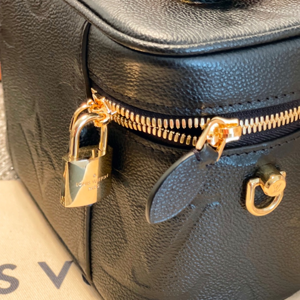 Louis Vuitton Vanity PM Black Monogram Empreinte Leather - Picture 4 of 12